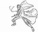 Vergil Coloring Character Pages Another sketch template