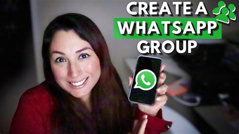 create  whatsapp group chat youtube