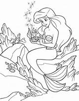 Ariel Coloring Princess Pdf Bubakids Cartoon Relation Thousands Web sketch template