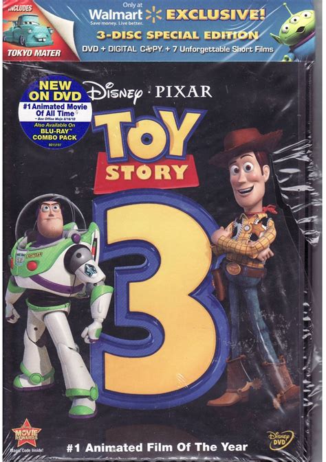 blu ray dvd exclusives toy story  walmart exclusive  disc special edition dvd