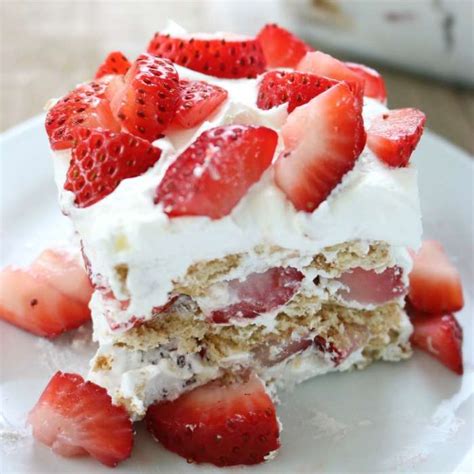 strawberry ice box cake recipe lemon peony