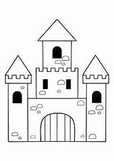 Ritterburg Ausmalbild Ausmalbilder Malvorlage Ritter Burgen Vorlage Pappe Burg Malen Bastel Märchen Bastelvorlage Schablone Weihnachten Schlösser Kindergeburtstag Bastelvorlagen Jungs Ostern sketch template