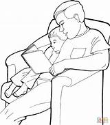 Son Coloring Father Dad Pages His Printable Clipart Clip Fathers Popular sketch template