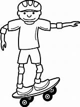 Boy Skater Drawing Clipartmag sketch template