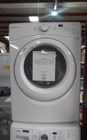 whirlpool duet  cu ft front load gas dryer