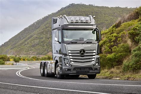 mercedes benz trucks celebrates  years  actros  australia
