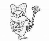 Wendy Koopa Happy Coloring Pages sketch template