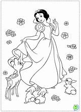 Disney Coloring Dinokids Neige Blanche Pages Coloriage Snow Princess Close Choose Board sketch template