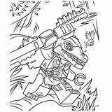 Coloring4free Chima Coloring Pages Wolf Crocs Cragger sketch template