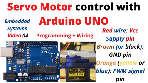 arduino tutorial   servo sg  arduino programming wiring youtube