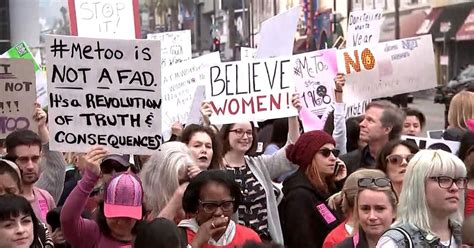 metoo march hits hollywood calling to end sexual harassment in the workplace