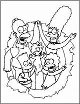 Simpsons Homer Stampare Desenho Disegno Bart Coloriages Sheet Iago sketch template