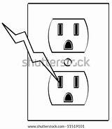 Outlet Power Electrical Grounded Clipart Bolt Electricity Vector Stock Socket Outlets Clipground Search Shutterstock Surge sketch template