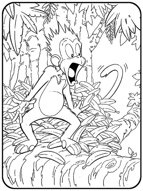 jungle coloring pages coloring home