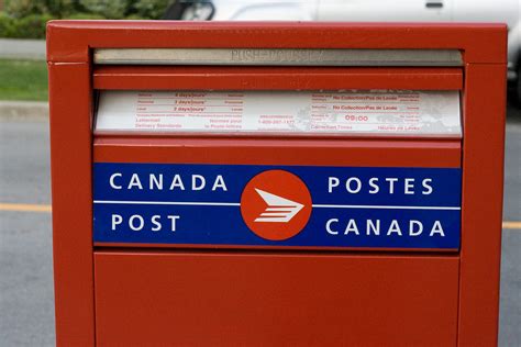 canada post mailbox  typical canada post mail box blog flickr