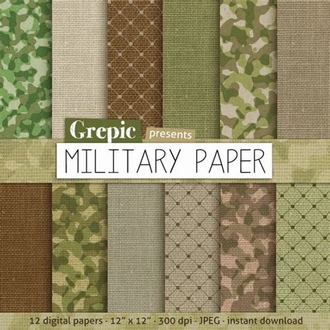 military paper pack military paper  army military papers