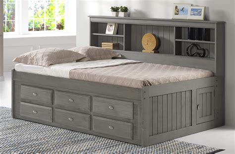 discovery world furniture charcoal full captain day beds kids