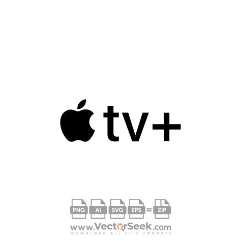 black apple tv  logo vector ai png svg eps