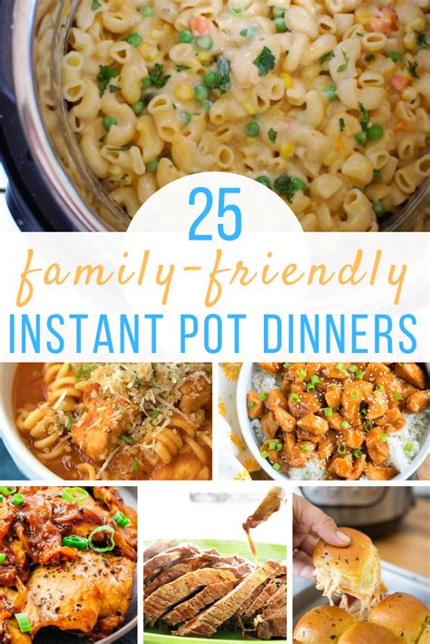 instant pot family dinners instant pot dinner recipes instant pot