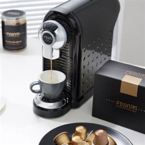 fean capsule coffee machine  compatible  nespresso capsule portable stainless steel
