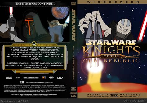 Star Wars Knights Of The Old Republic Cartoon Movies Box