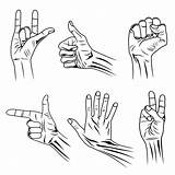 Gestures sketch template
