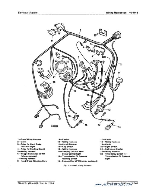 farm tractor john deere  wiring diagram marainnescraftroom