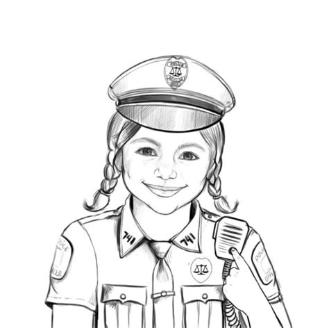 police woman coloring pages  getcoloringscom  printable