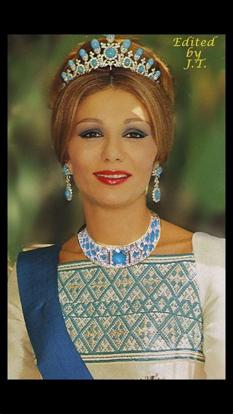 farah diba turquoise jewels turchese principesse famiglie reali