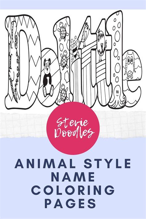 dolittle animal  coloring page  coloring pages coloring