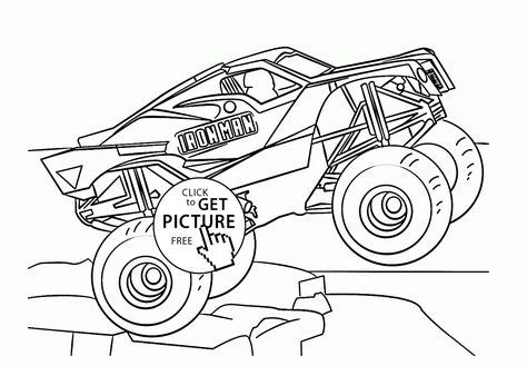 monster truck coloring pages images monster truck coloring