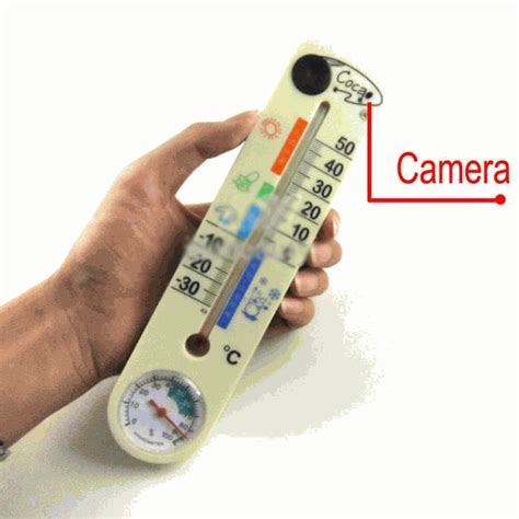 Thermometer Hidden Camera Motion Activated Battery