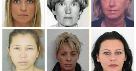 cops hunt europe s most wanted women including voodoo sex trafficker pimps gun runner and