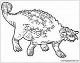 Pages Prehistoric Ankylosaurus Coloring Online Color Coloringpagesonly Dinosaurs sketch template