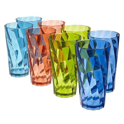The Best Acrylic Glasses Drinkware Set Dishwasher Safe Bpa Free Home