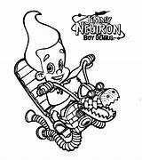 Neutron Jimmy Coloring Pages Sheets Cool Adventures Children Small Coloringpagesfortoddlers Color Choose Board sketch template
