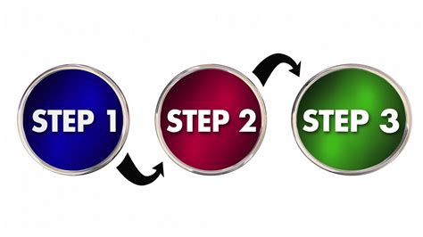 steps      instructions circles stock motion graphics sbv