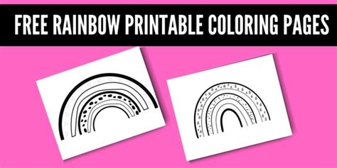 rainbow coloring page  printable  originalmom