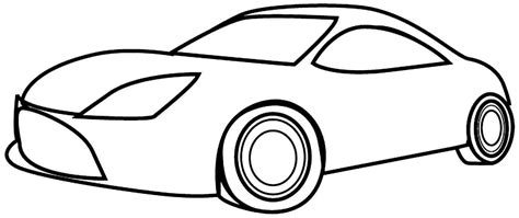 printable  simple car coloring pages  simple car coloring