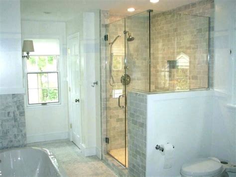 Image Result For Showers With Half Glass Wall Half Wall Shower