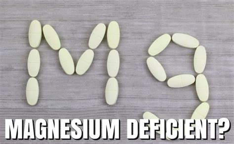 magnesium deficiency how do you know