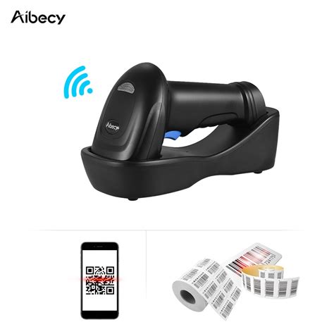 aibecy barcode scanner barcode reader mhz wireless   auto image barcode scanner handheld