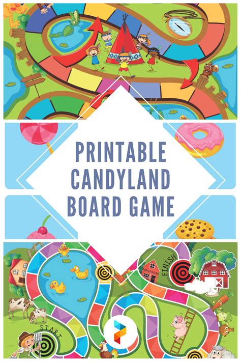 original printable candyland board game img stache