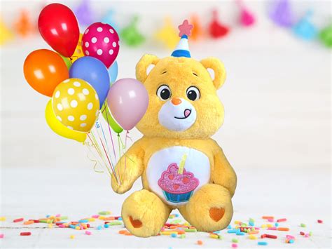 fun celebrations  care bears birthday bear sticky mud belly laughs