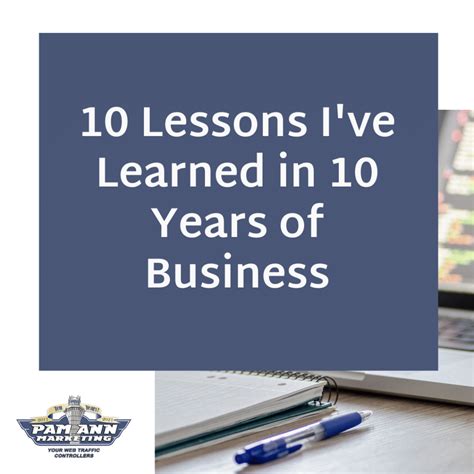 lessons ive learned   years  business
