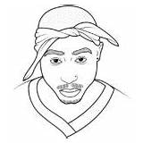 Tupac 2pac sketch template