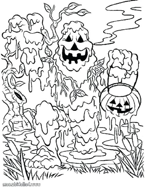 spooky halloween coloring pages  getcoloringscom  printable