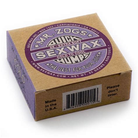sexwax quick humps surf wax eco box qhb mr zog s