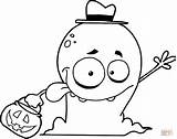 Coloring Ghost Pages Goofy Trick Treating Goes Printable Colorings sketch template