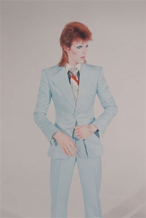 David Bowie Blue Suit By Mick Rock On Artnet Auctions